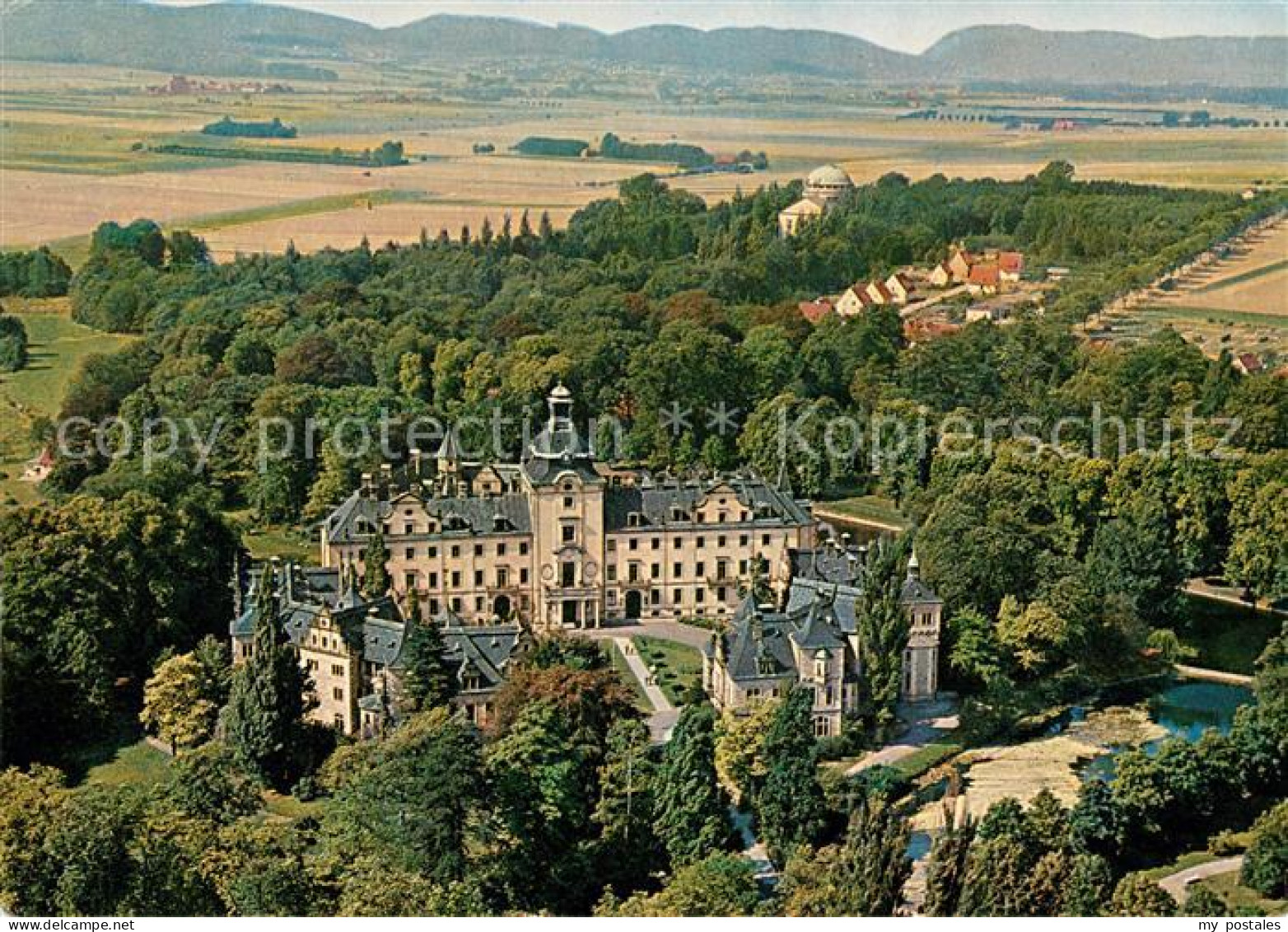 Bueckeburg Schloss Bueckeburg Fliegeraufnahme