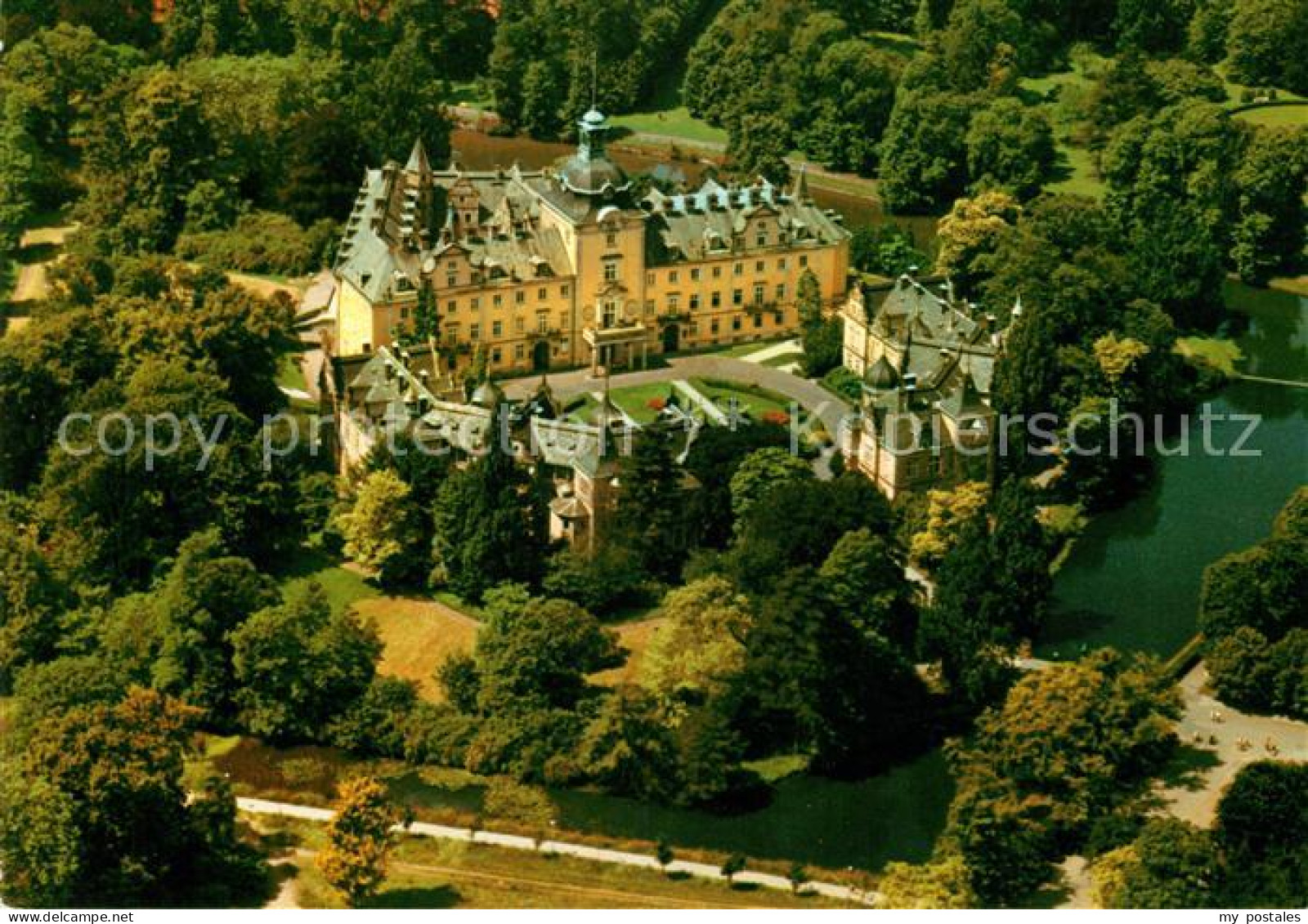 Bueckeburg Schloss Bueckeburg Fliegeraufnahme