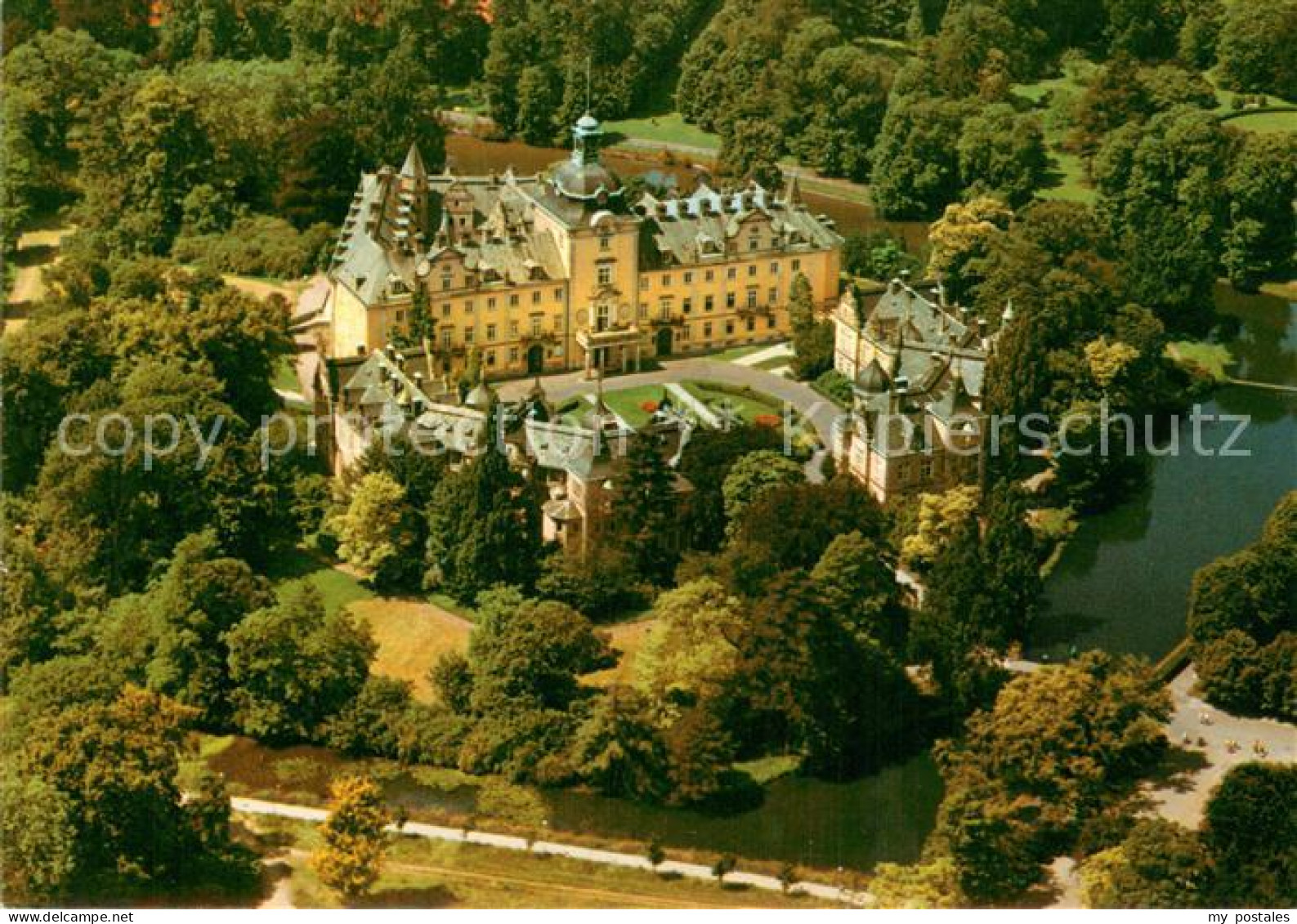 Bueckeburg Schloss Bueckeburg Fliegeraufnahme