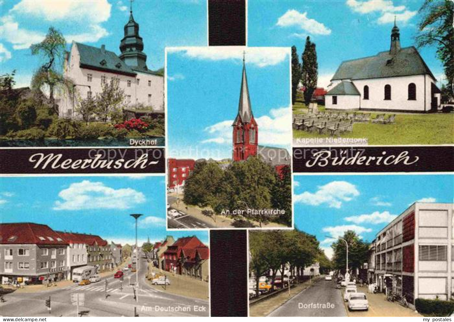 Buederich Meerbusch NRW Dyckhof Kapelle-Niederdonk Pfarrkirche Deutsches-Eck Dor