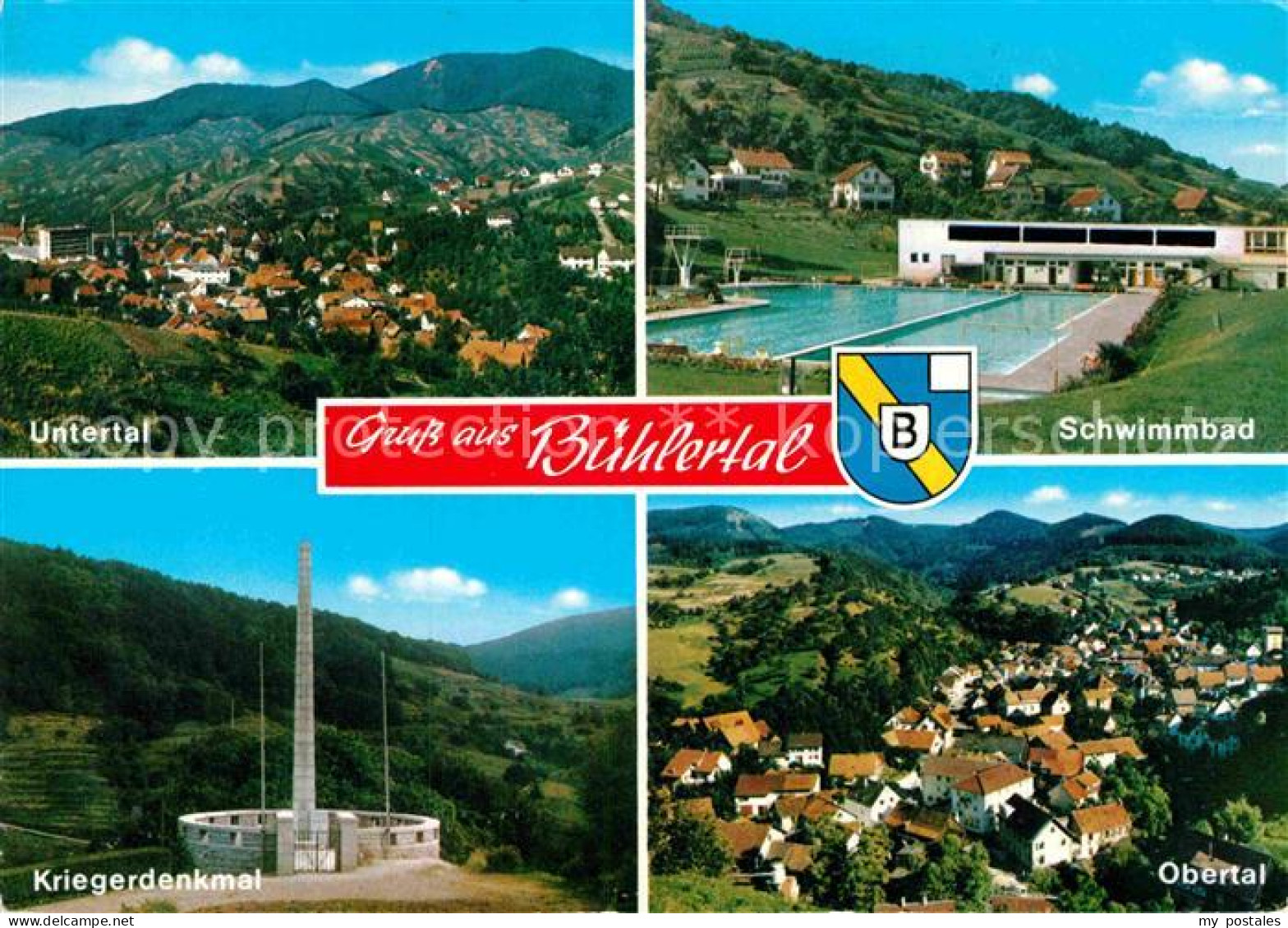 Buehlertal Untertal Schwimmbad Kriegerdenkmal Obertal