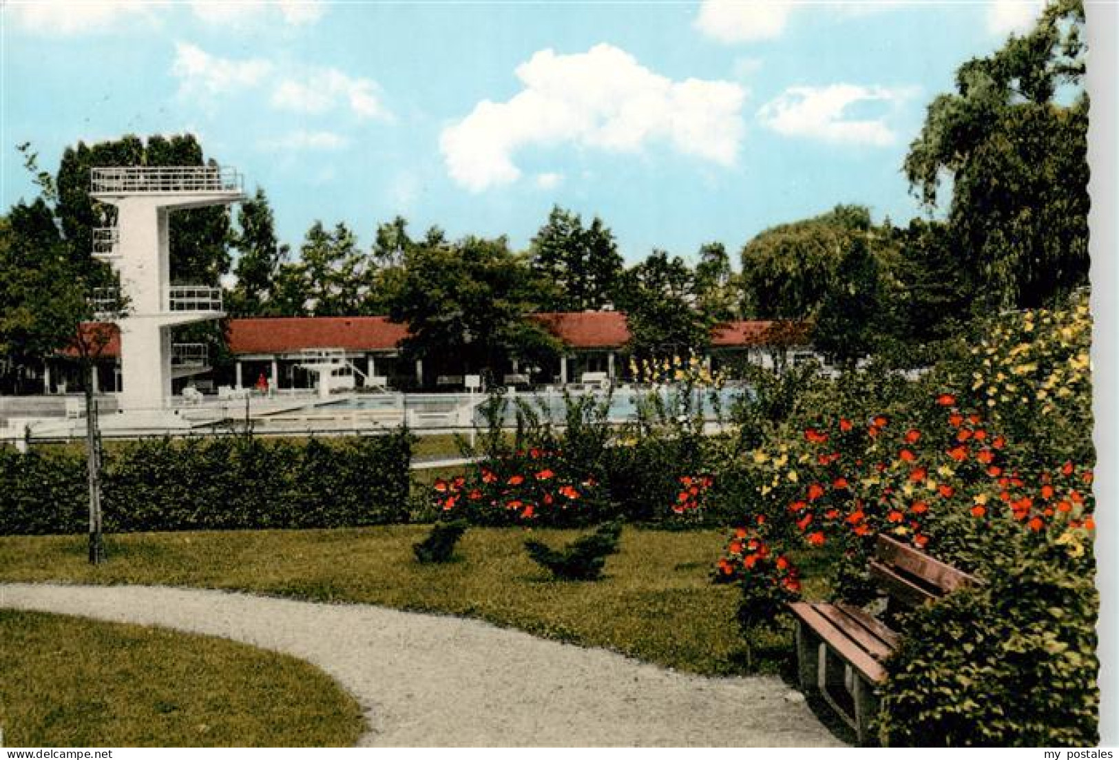 Buende  Westfalen Schwimmbad Freibad Sprungturm
