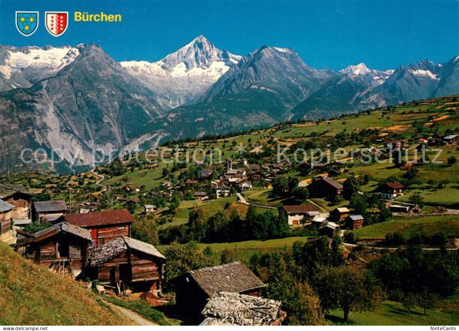 Buerchen Bietschhorn und Nesthorn