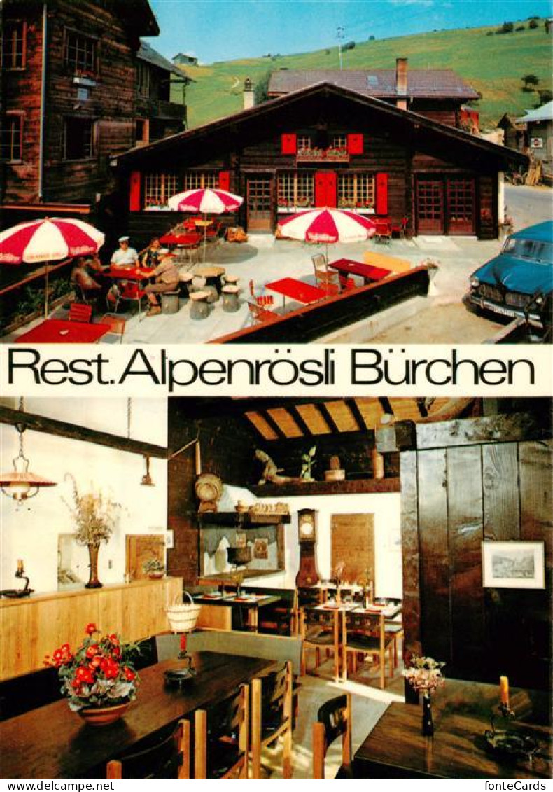 Buerchen VS Restaurant Alpenroesli Gastraeume Terrasse