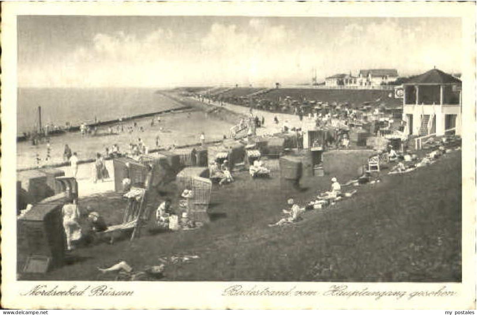 Buesum Nordseebad Buesum Strand x 1939