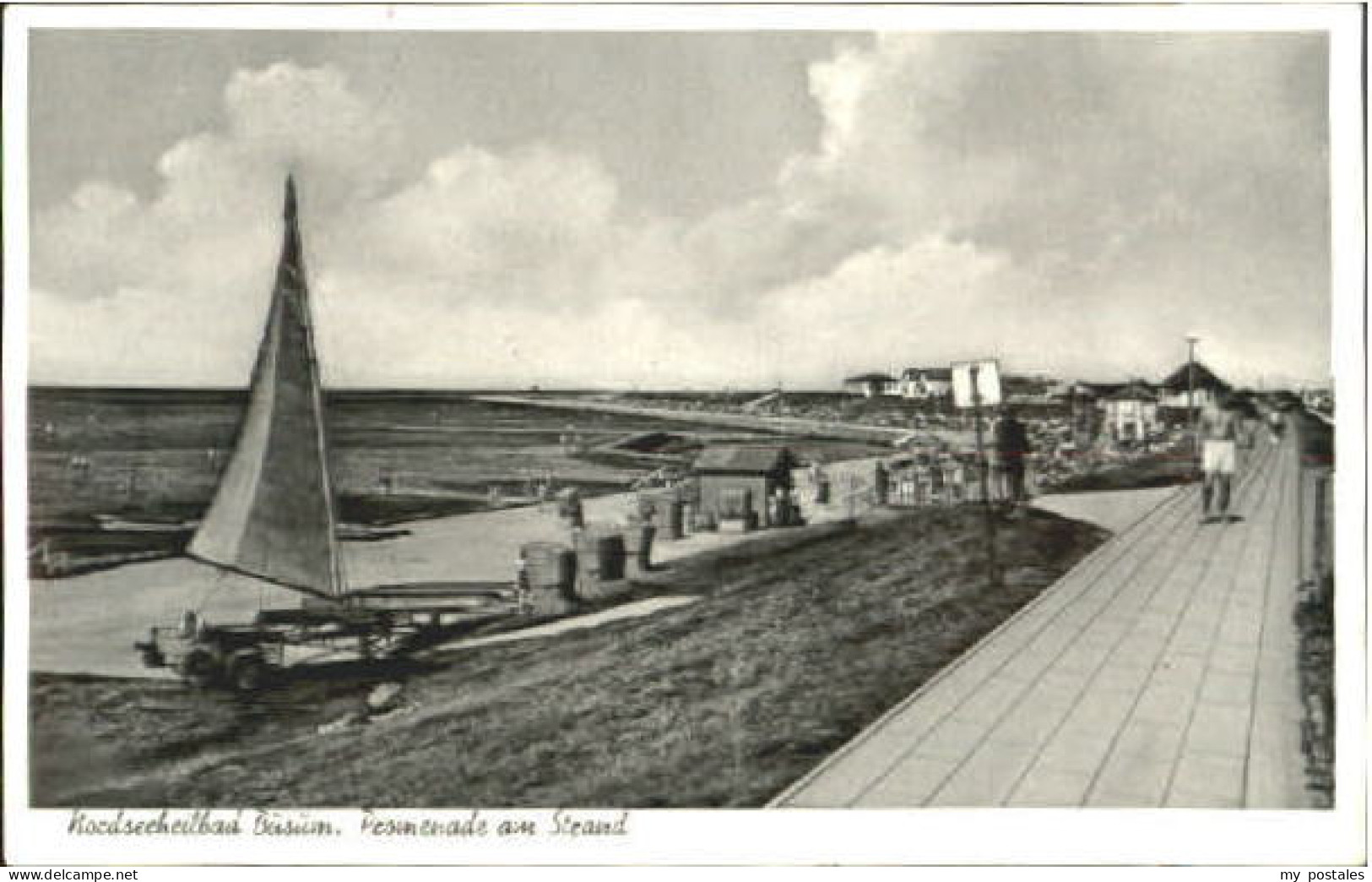 Buesum Nordseebad Buesum Strand x 1956