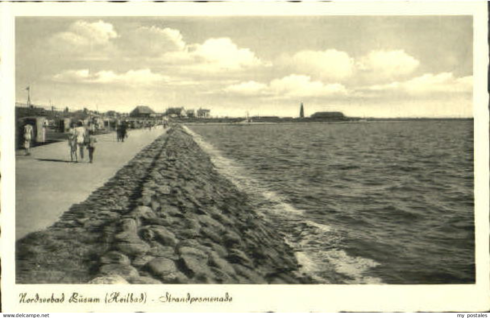 Buesum Nordseebad Buesum Strand x 1957