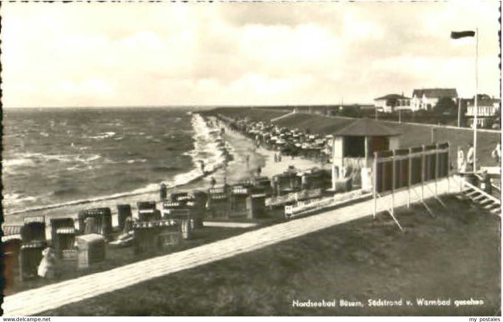Buesum Nordseebad Buesum Strand x 1958