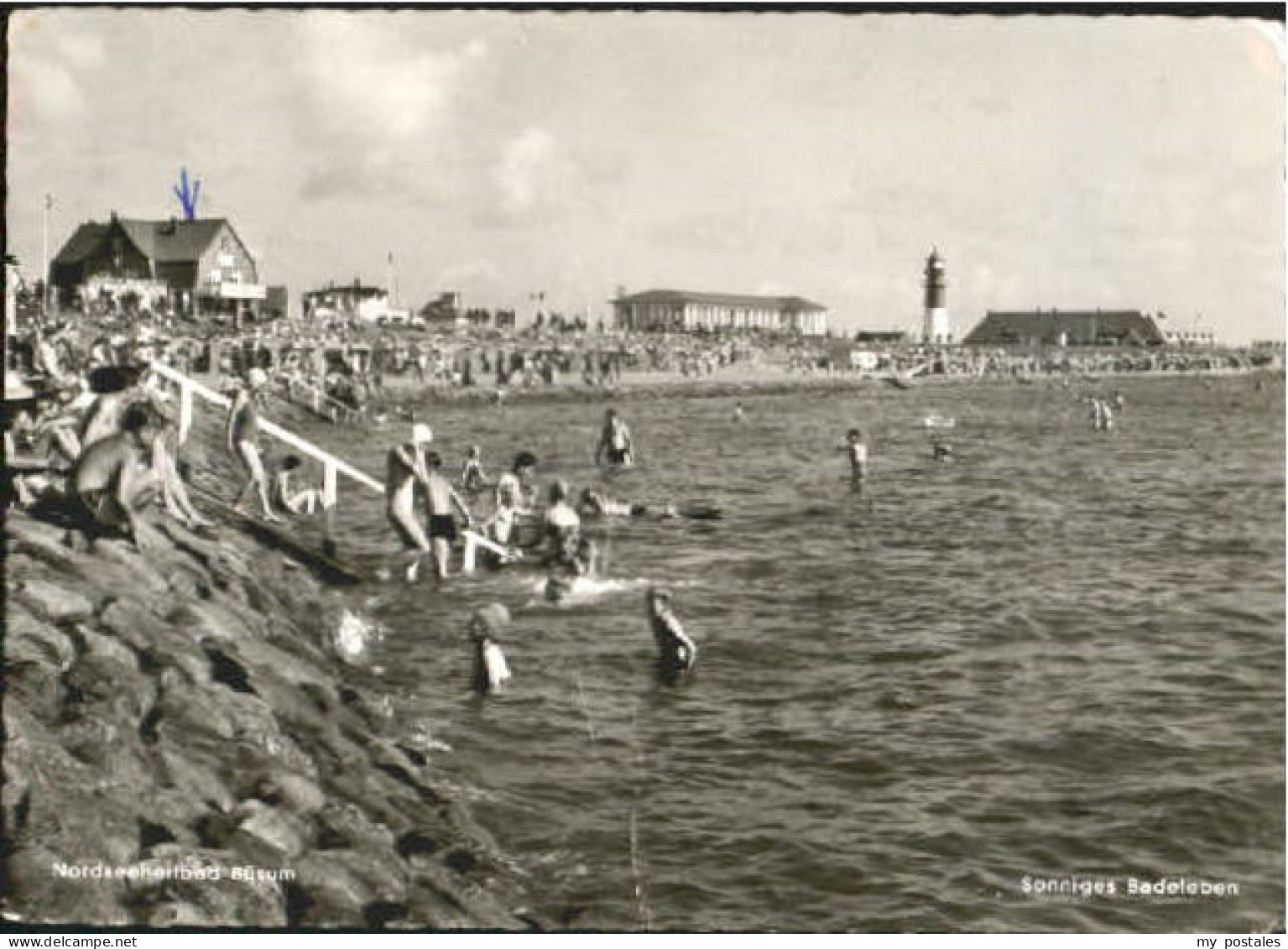 Buesum Nordseebad Buesum Strand x 1960