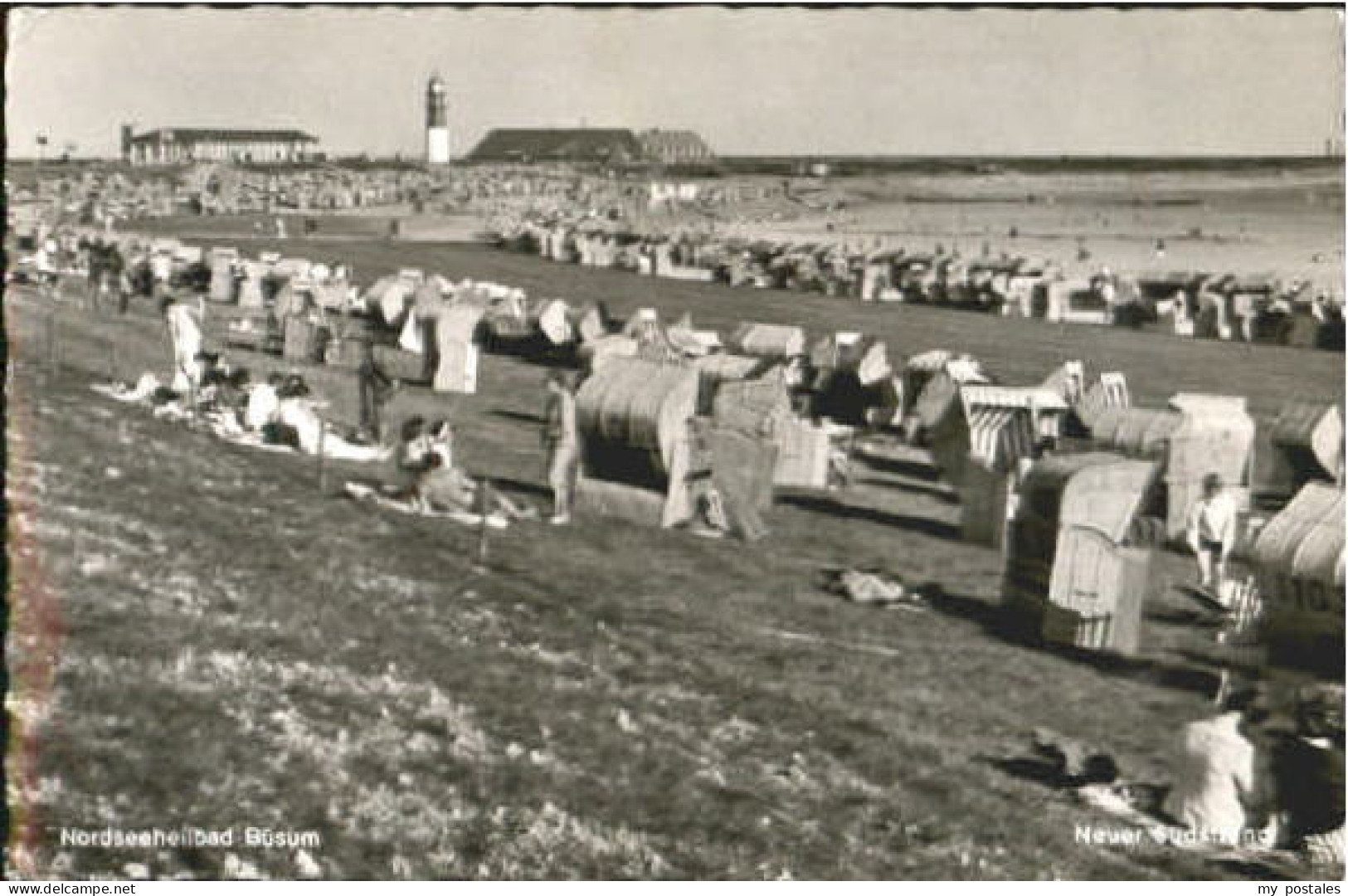 Buesum Nordseebad Buesum Strand x 1963