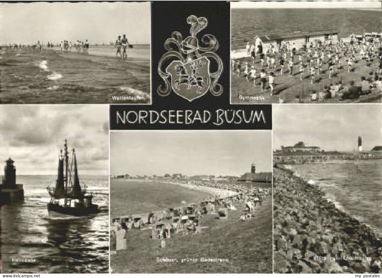 Buesum Nordseebad Buesum Strand x 1966