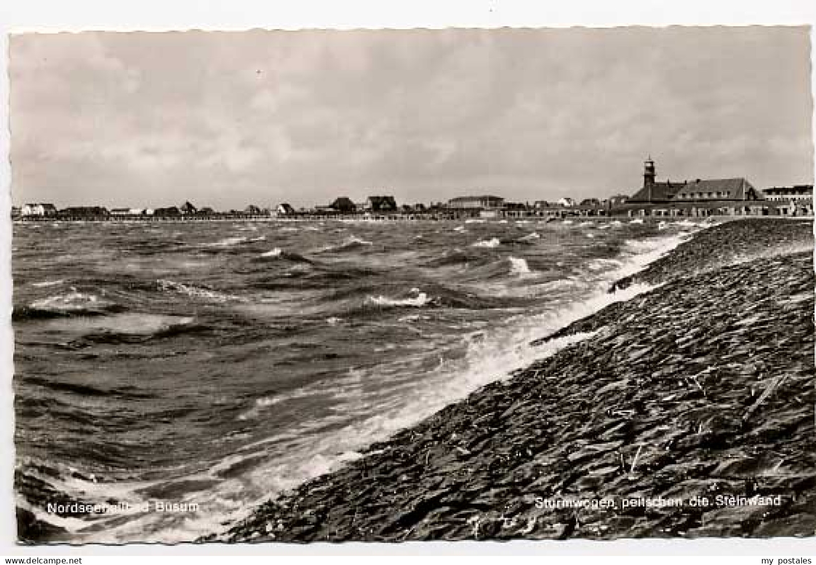 Buesum Nordseebad Buesum Sturm x 1968