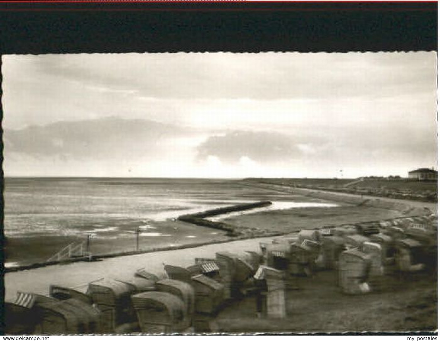 Buesum Nordseebad Buesum  ungelaufen ca. 1955