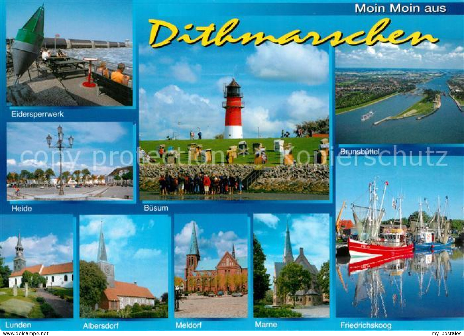 Buesum Nordseebad Edersperrwerk Heide Brunsbuettel Lunden Albersdorf Maldorf Mar