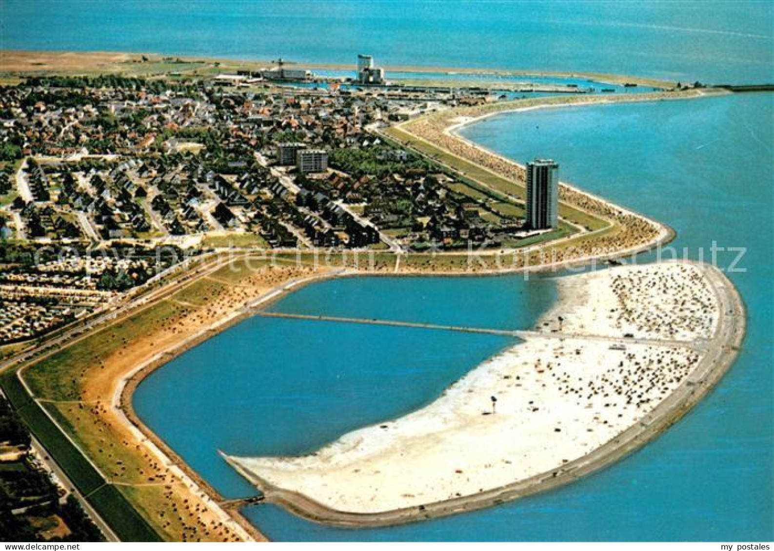 Buesum Nordseebad Fliegeraufnahme