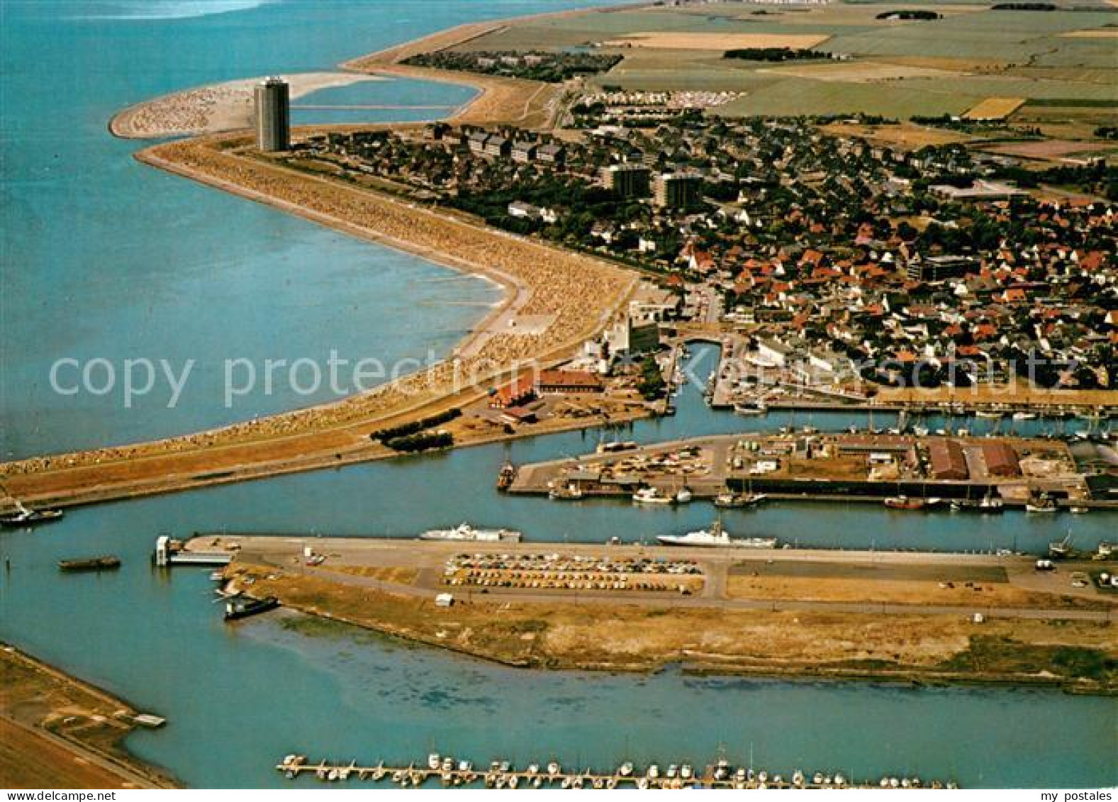 Buesum Nordseebad Fliegeraufnahme