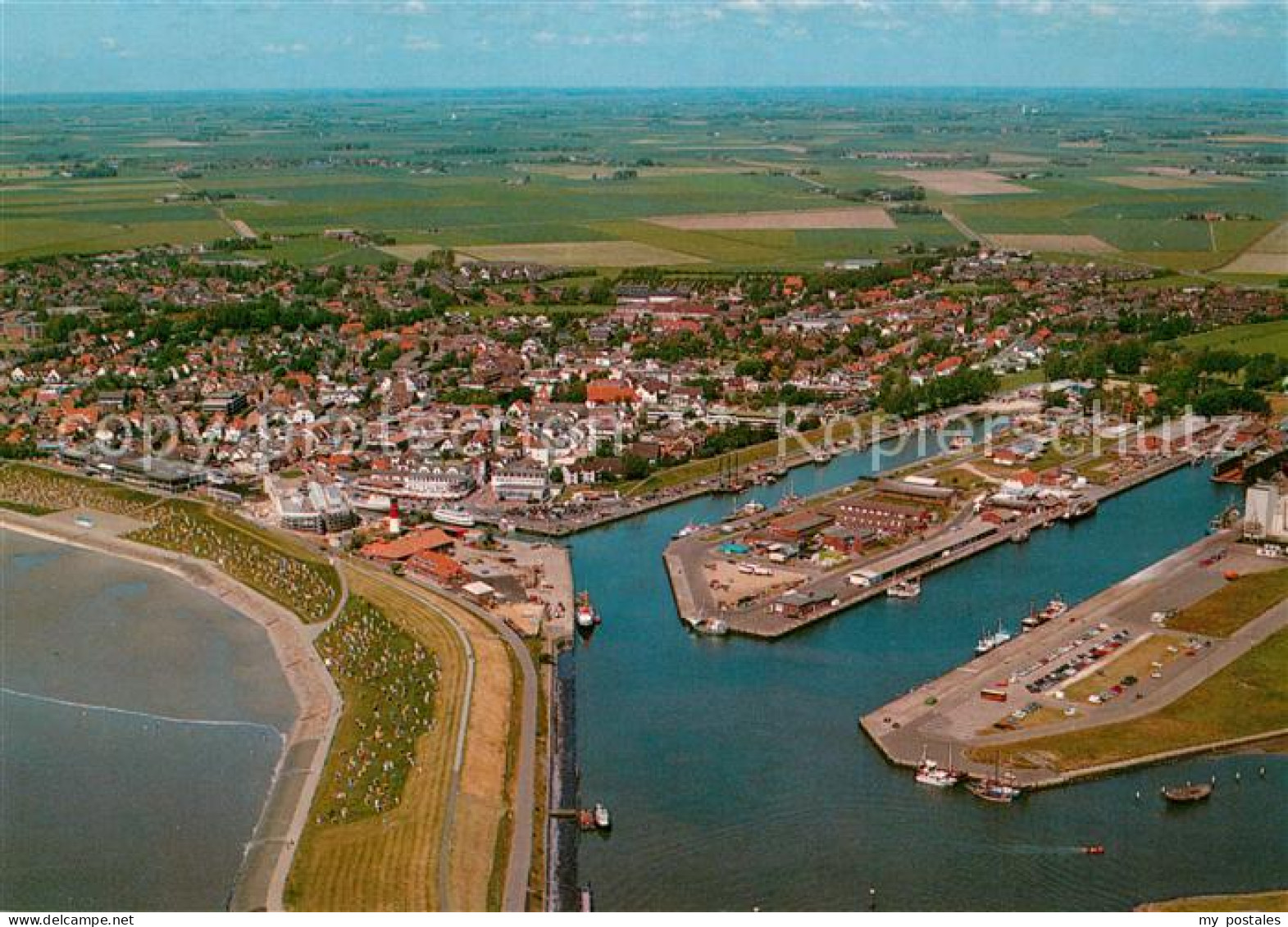 Buesum Nordseebad Fliegeraufnahme