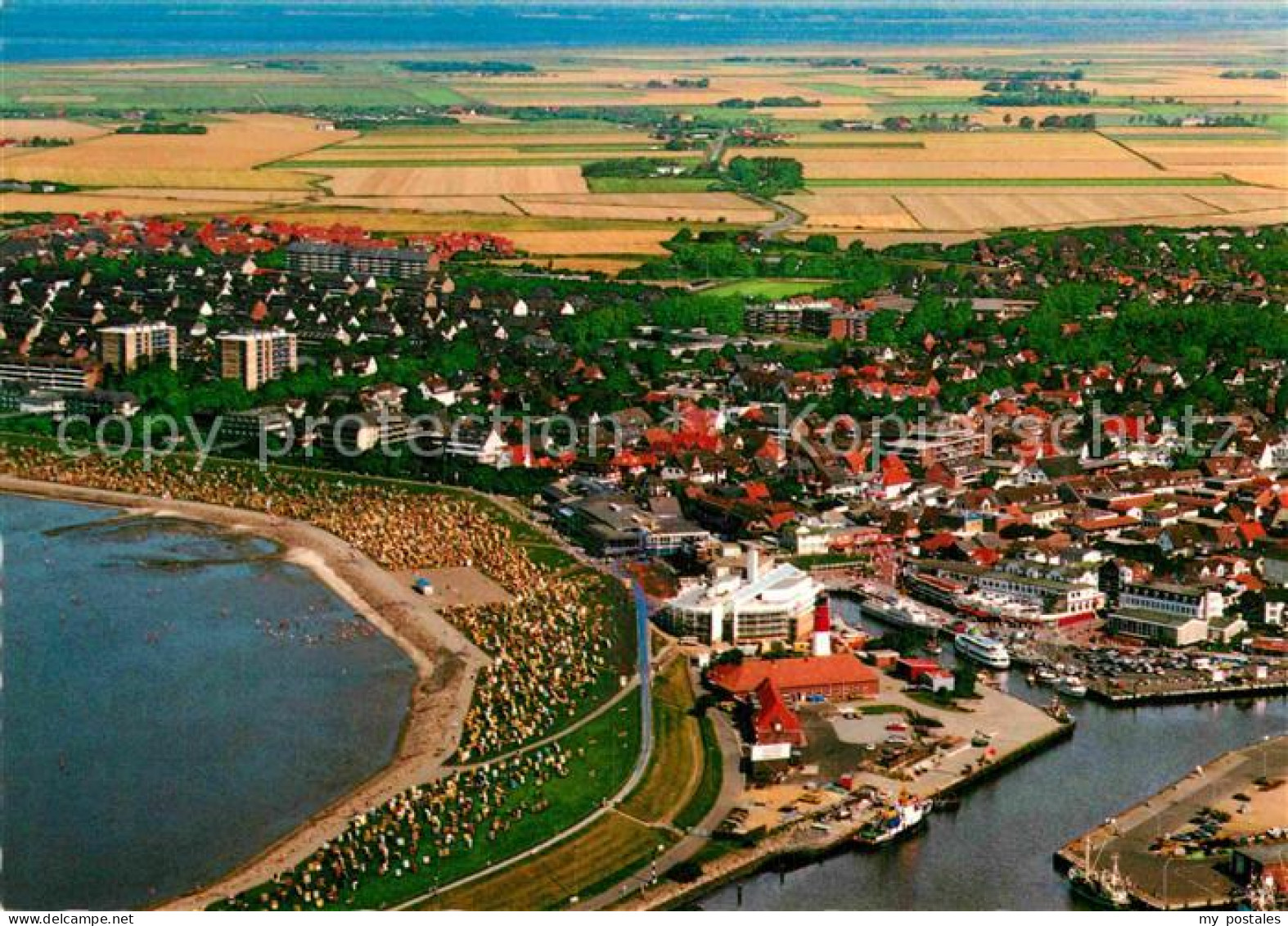 Buesum Nordseebad Fliegeraufnahme