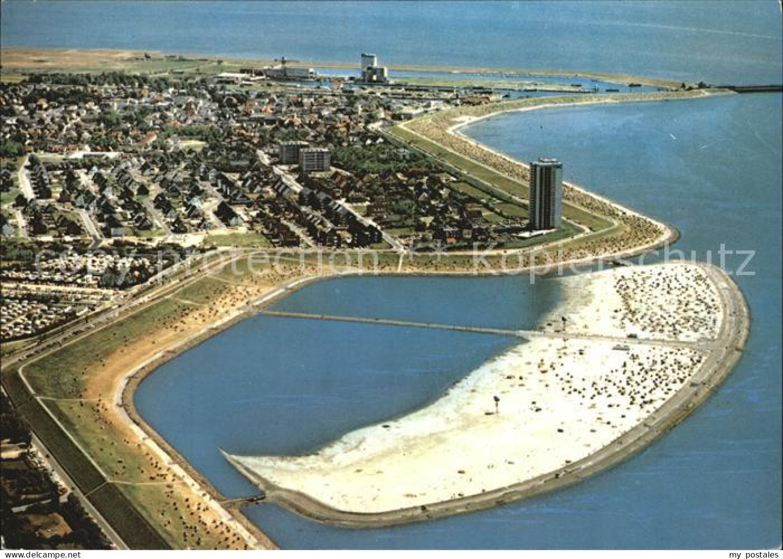 Buesum Nordseebad Fliegeraufnahme
