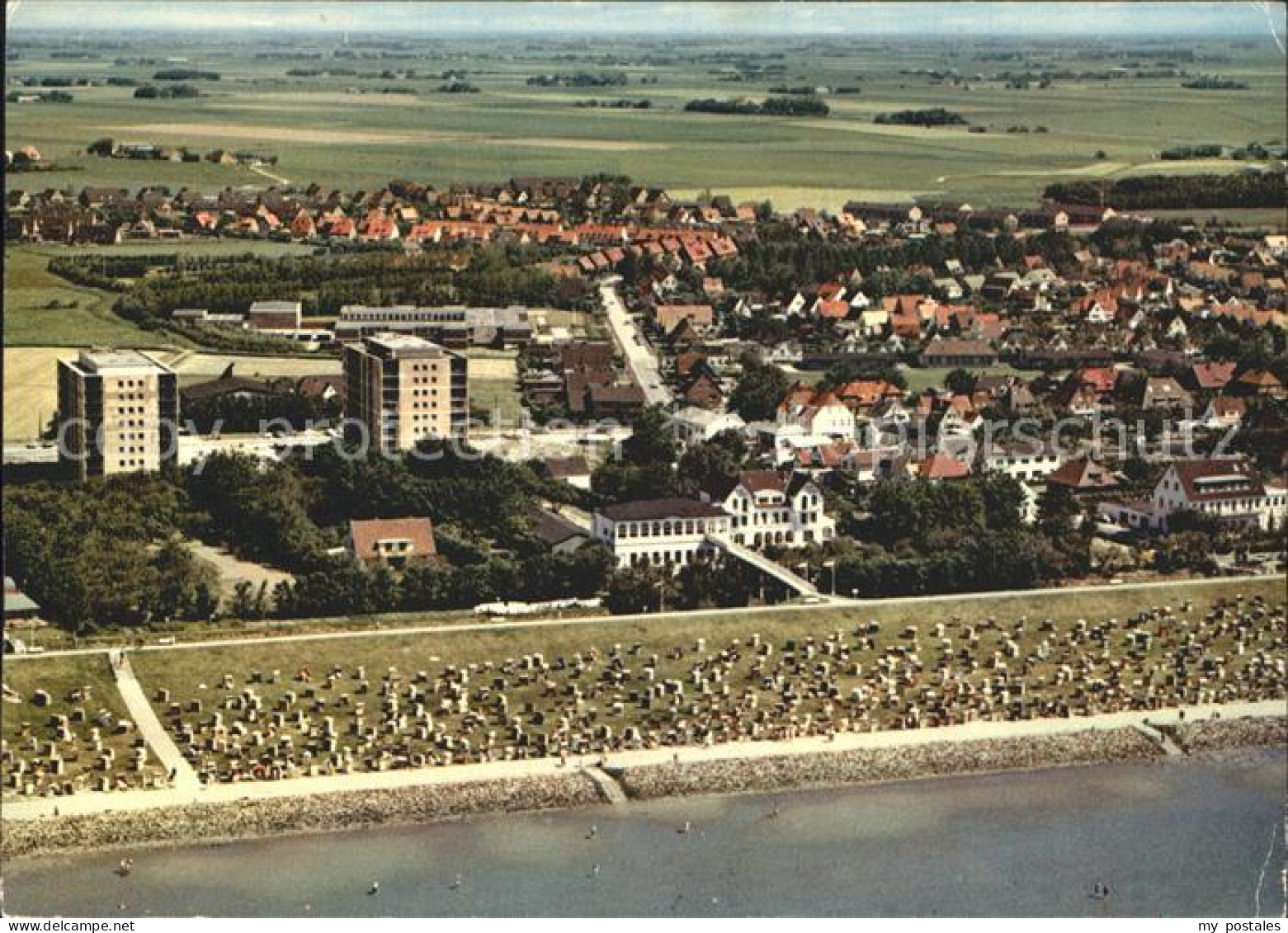 Buesum Nordseebad Fliegeraufnahme