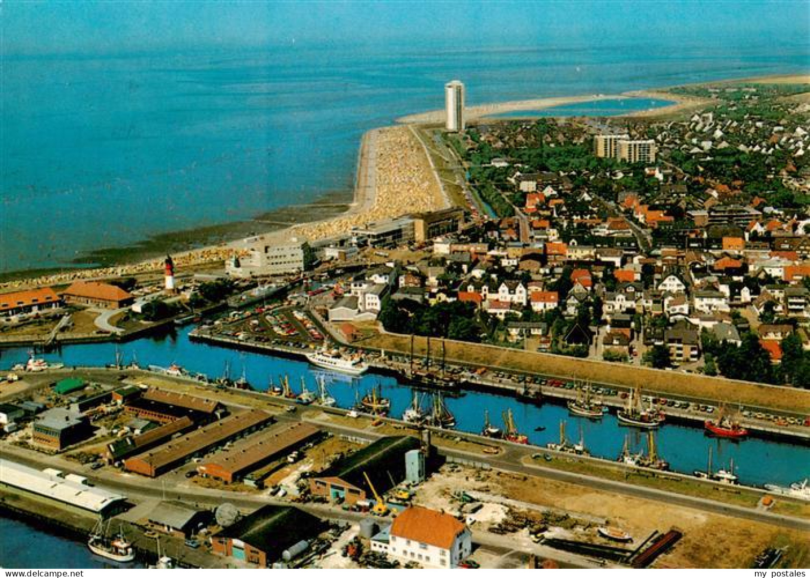 Buesum Nordseebad Fliegeraufnahme