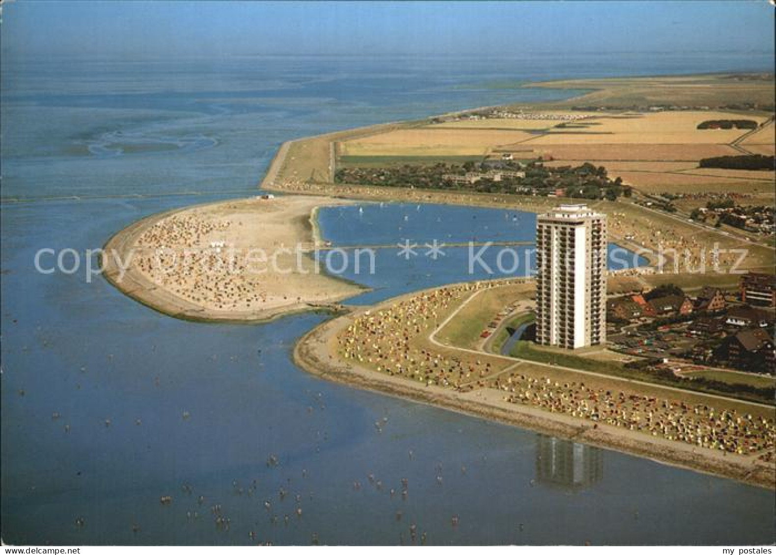 Buesum Nordseebad Fliegeraufnahme