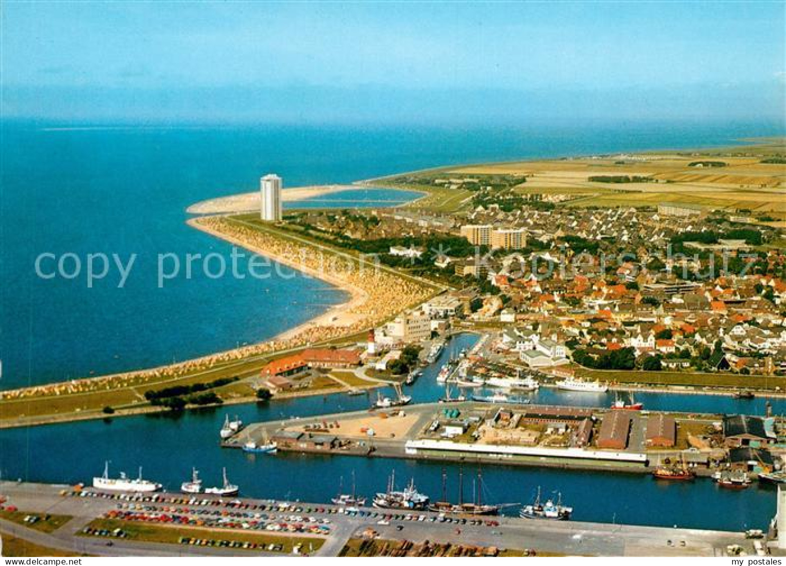 Buesum Nordseebad Fliegeraufnahme