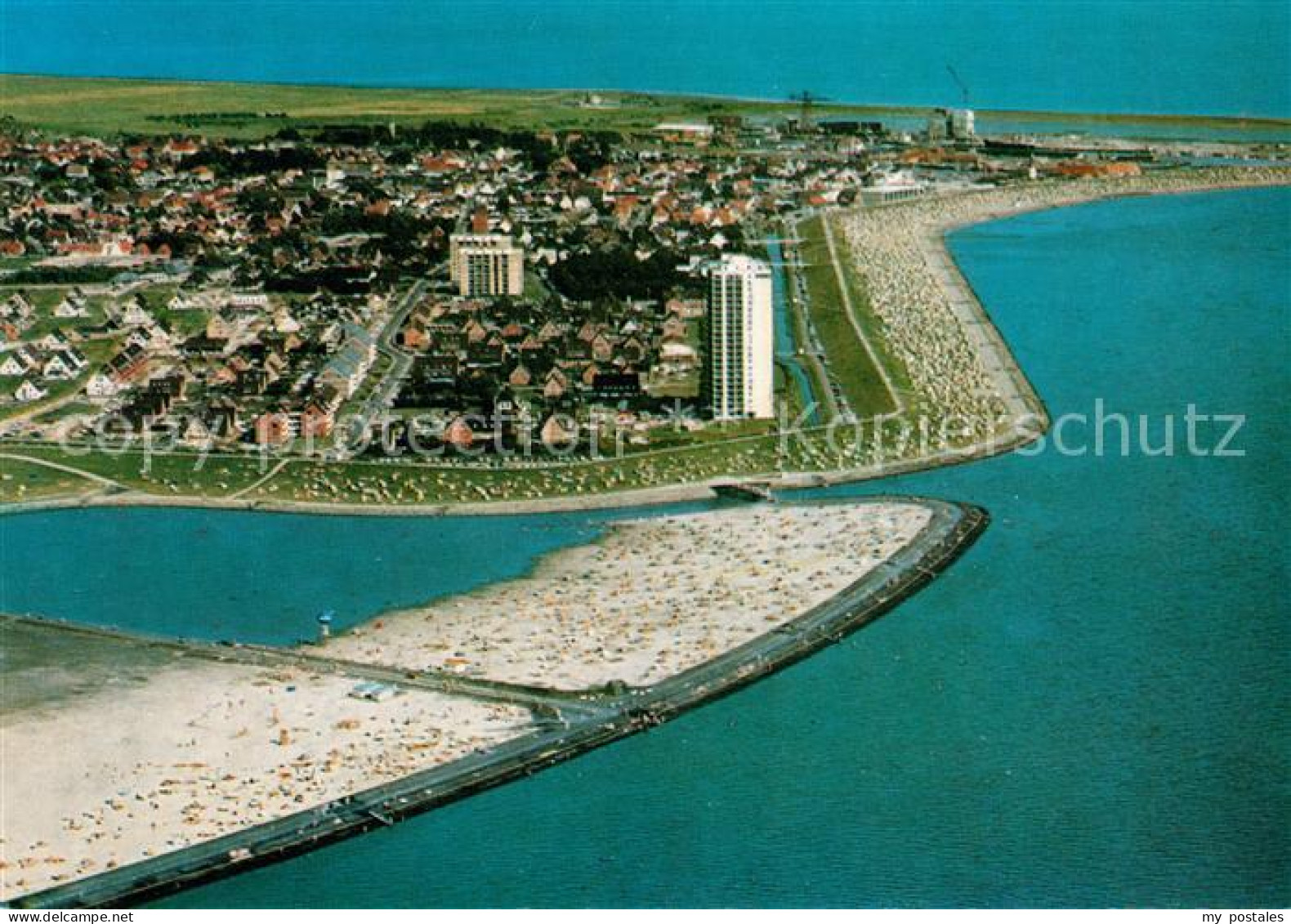 Buesum Nordseebad Fliegeraufnahme