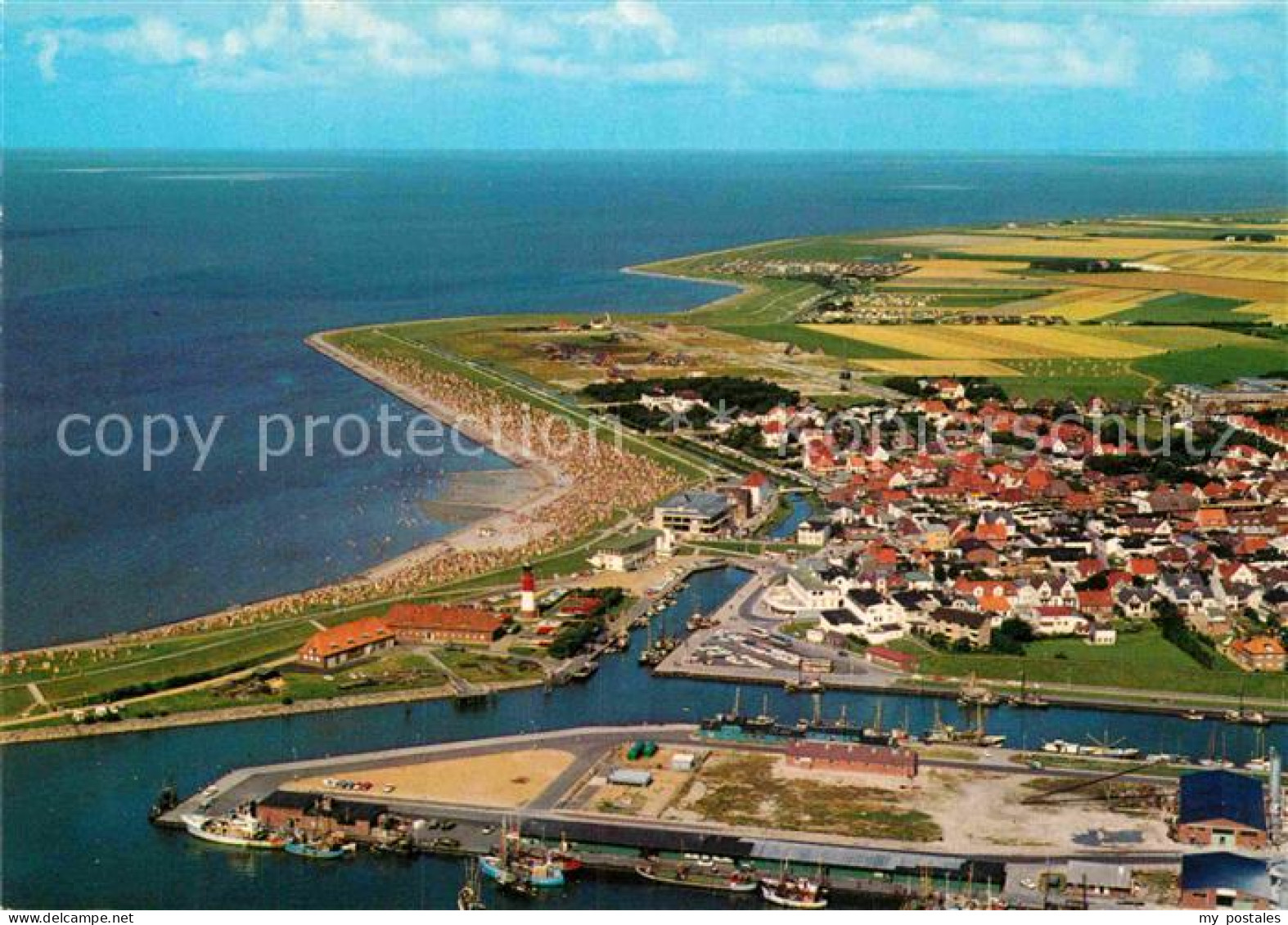 Buesum Nordseebad Fliegeraufnahme