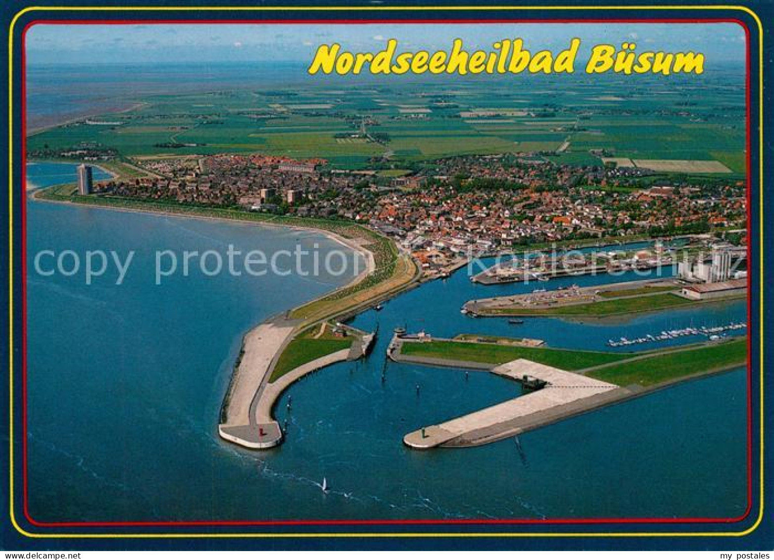 Buesum Nordseebad Fliegeraufnahme