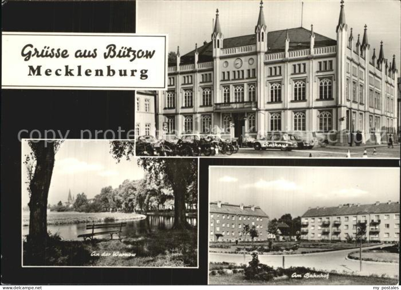 Buetzow Rathaus Warnow Bahnhof