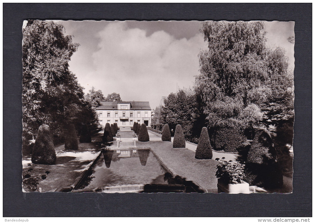 Bühl / Baden - Stadtgarten und Bezirkssparkasse ( Gebr. Metz )