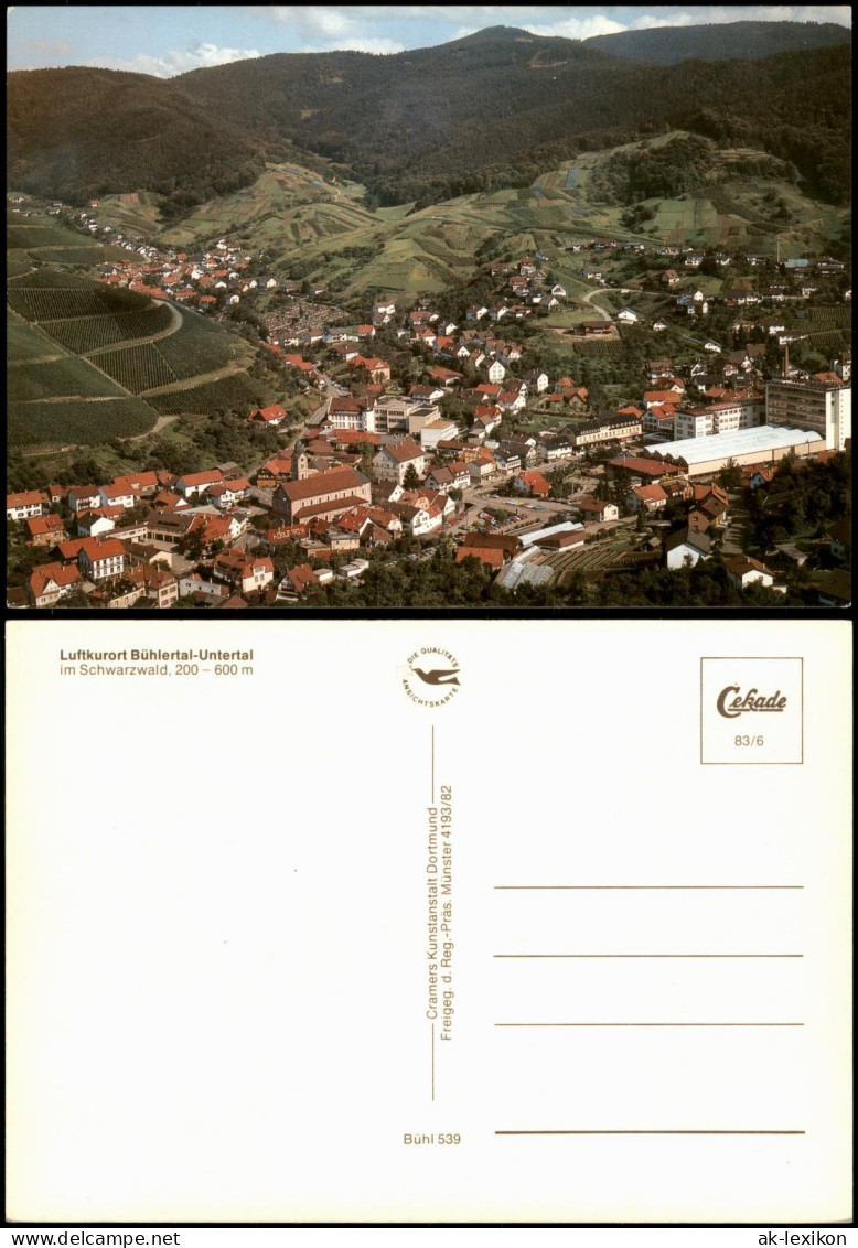Bühlertal Luftkurort Bühlertal-Untertalim Schwarzwald Umlandansicht 1983