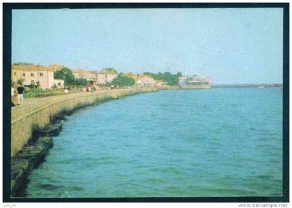 A5345 / Anhialo Pomorie  - 1975 GENERAL VIEW  Coastal promenade and casino  - Bulgaria Bulgarie Bulgarien Bulgarije