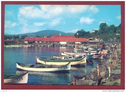 A9180 / MICHURIN Tsarevo Zarewo - 1975 PORT FISH BOAT Fisherman's Wharf - Bulgaria Bulgarie 1975 Publ. "Photoizdat" #