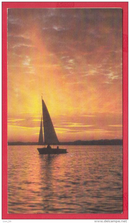 218934 / VARNA - SUNSET , SPORT SAILING  , Bulgaria Bulgarie Bulgarien Bulgarije