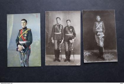 7 cartes  famille royale royaume BULGARIE  /42/