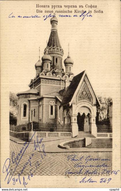 CPA Die neue russische Kirch in Sofia bulgarie Bulgaria Russia Russie
