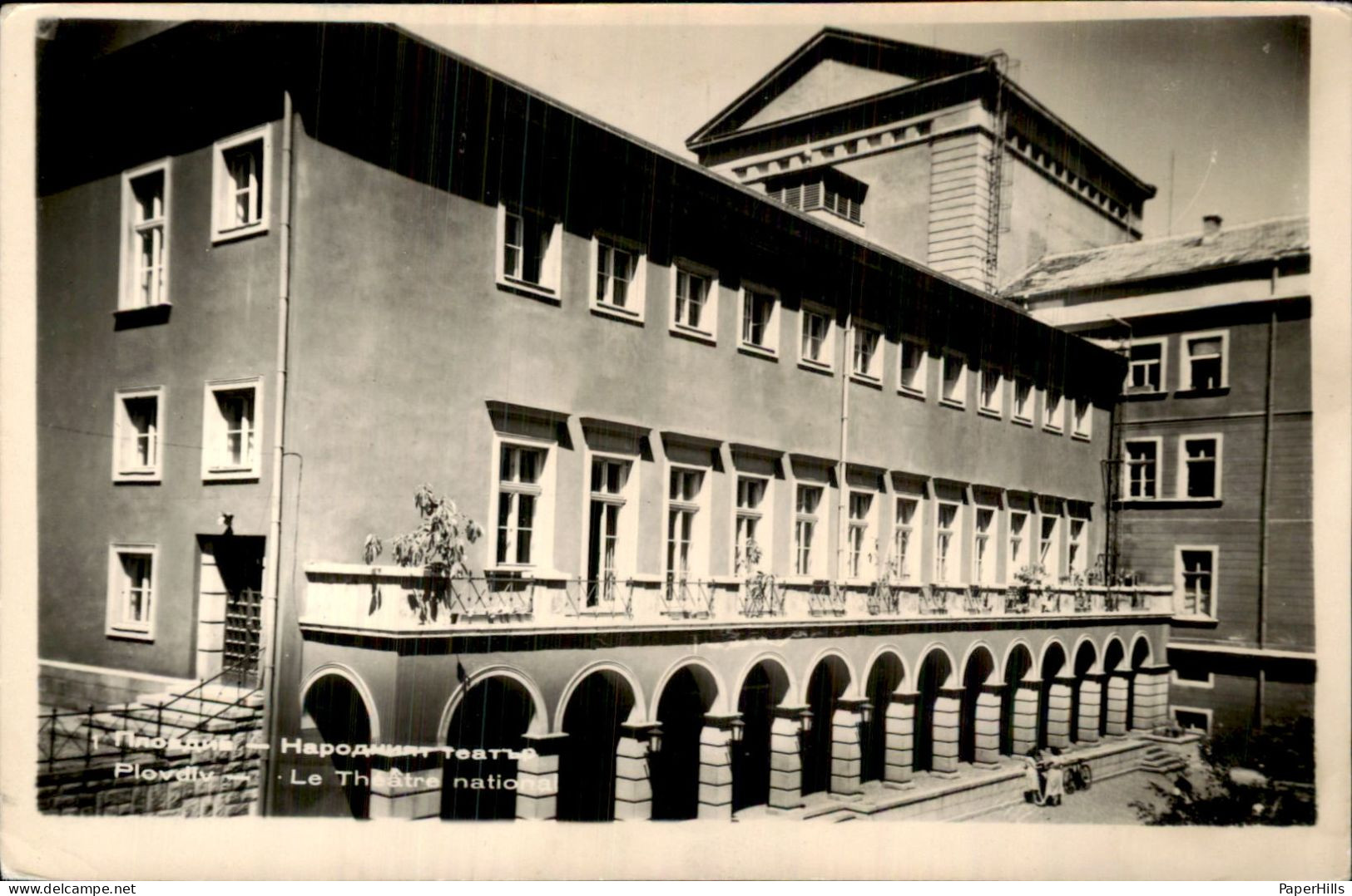 Bulgarije Bulgaria - Plovdiv - Le Theatre national