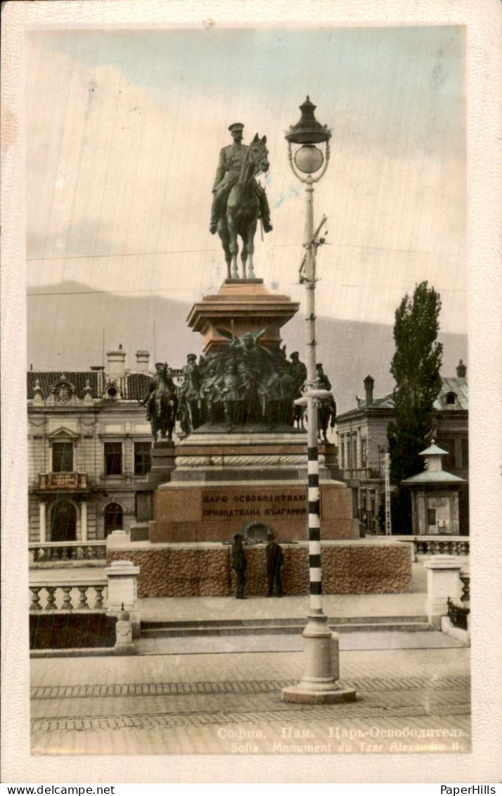 Bulgarije Bulgaria - Sofia - Monument du Tzar Alexander II
