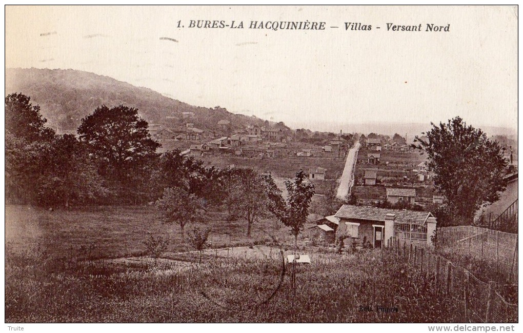 BURES-SUR-YVETTE  BURES-LA-HACQUINIERE VILLAS VERSANT NORD