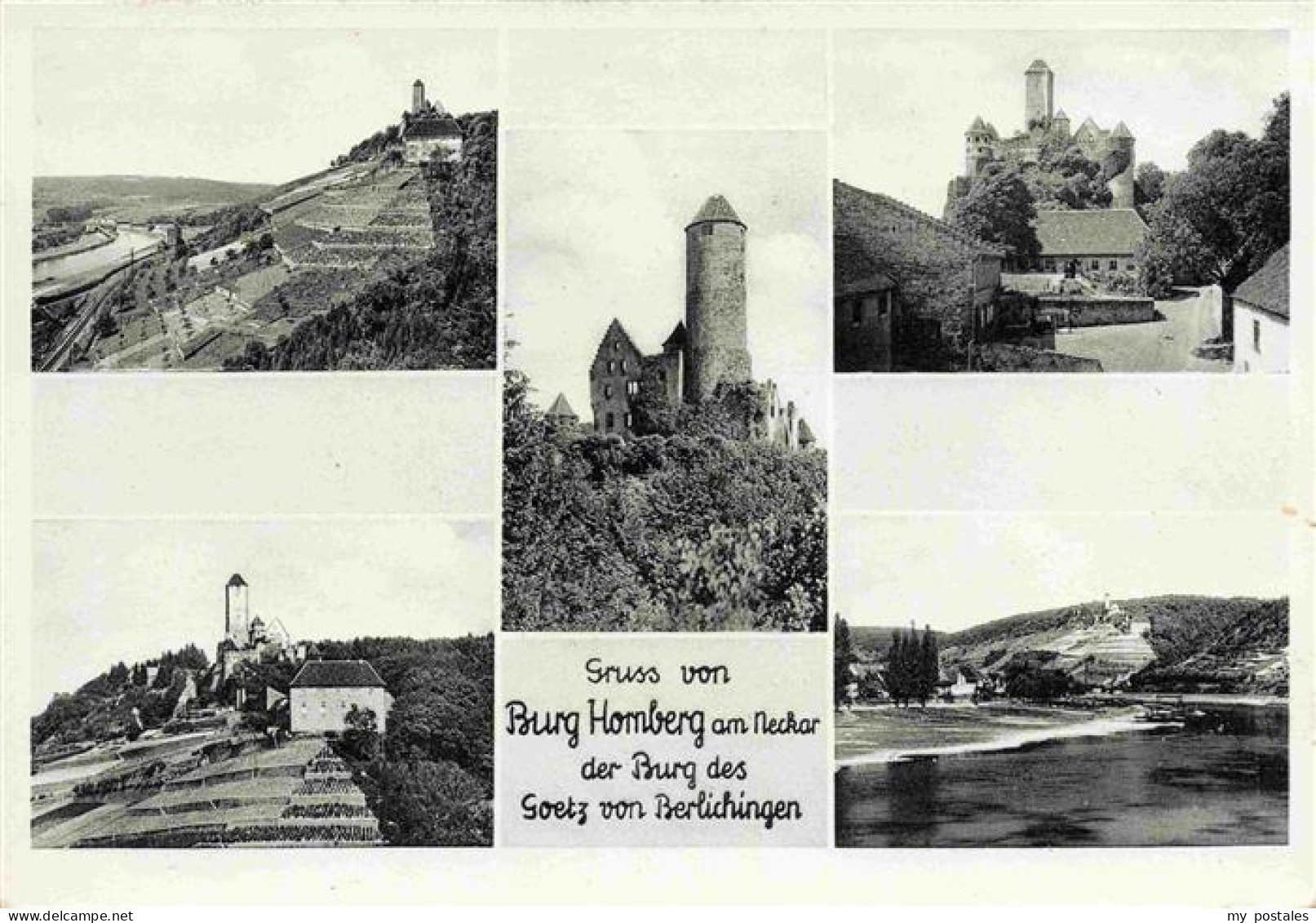 Burg Hornberg Burg-Hornberg Neckar Goetz-von-Berlichingen Weinberg Burgruine Run
