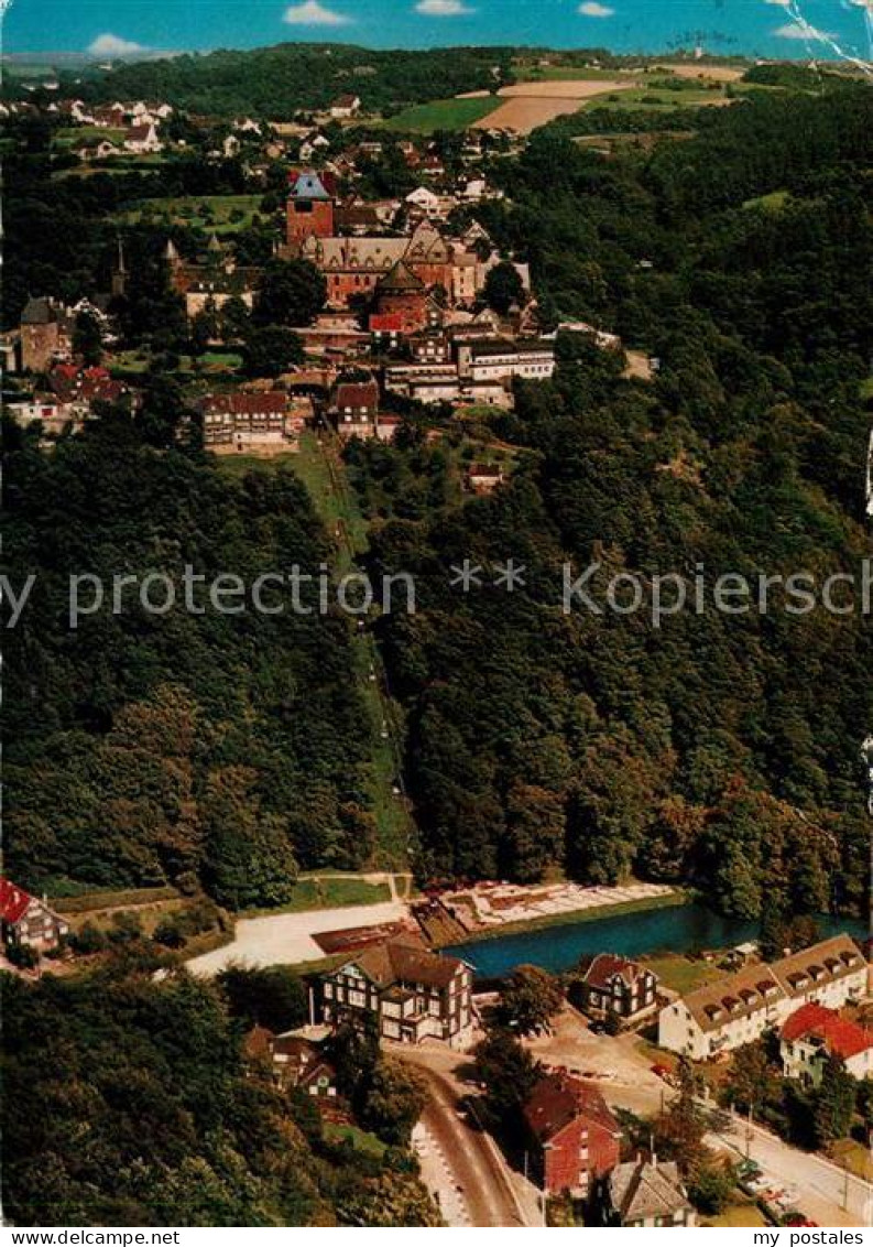 Burg Wupper Fliegeraufnahme Schloss Burg