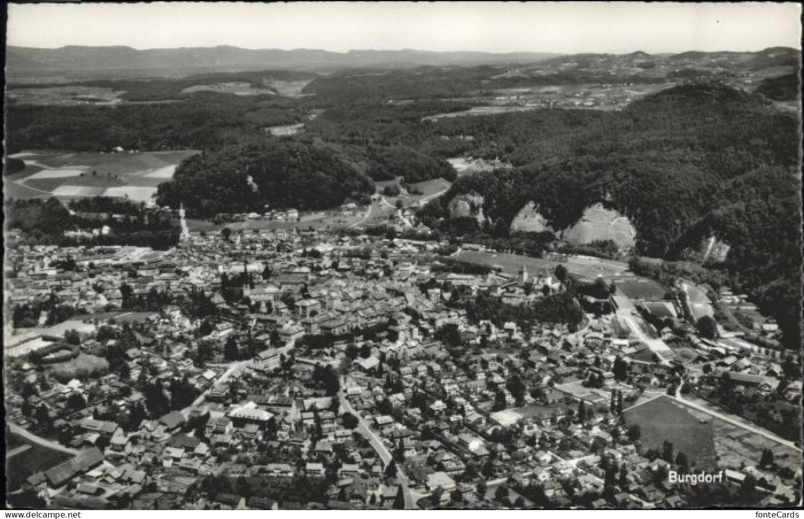 Burgdorf BE Burgdorf Fliegeraufnahme