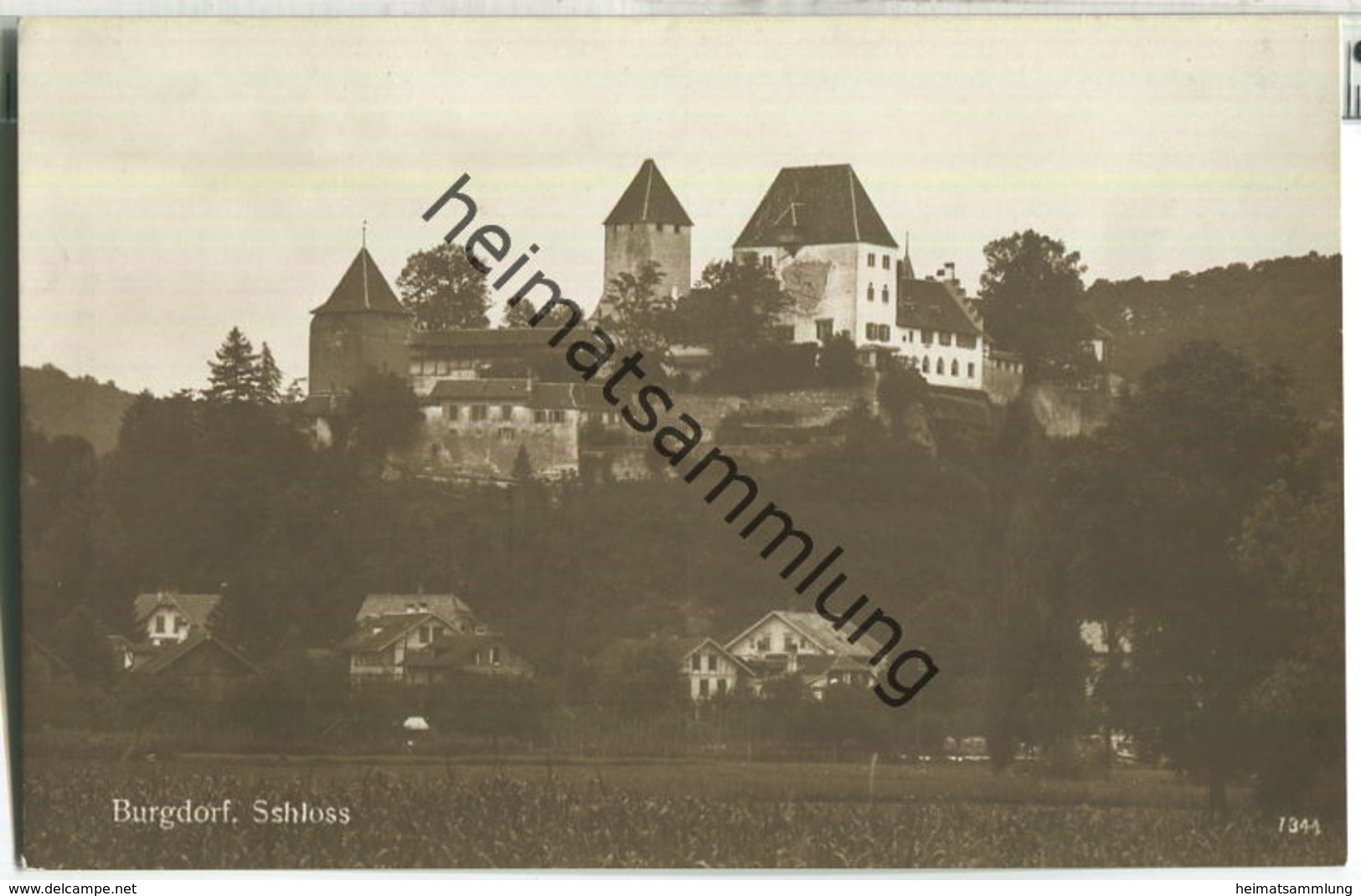 Burgdorf - Schloss - Verlag E. Winzenried Burgdorf