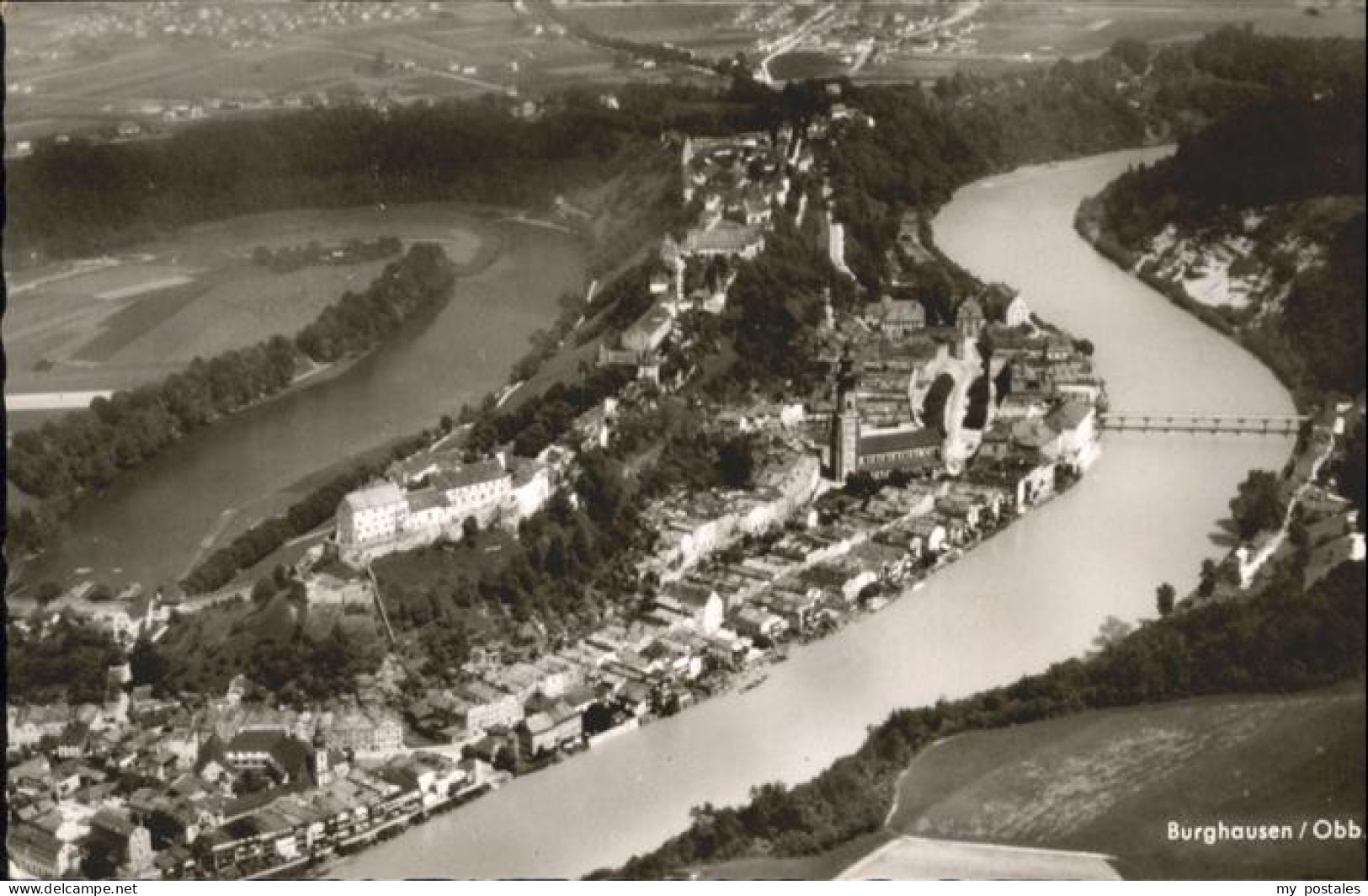 Burghausen Salzach Burghausen Fliegeraufnahme