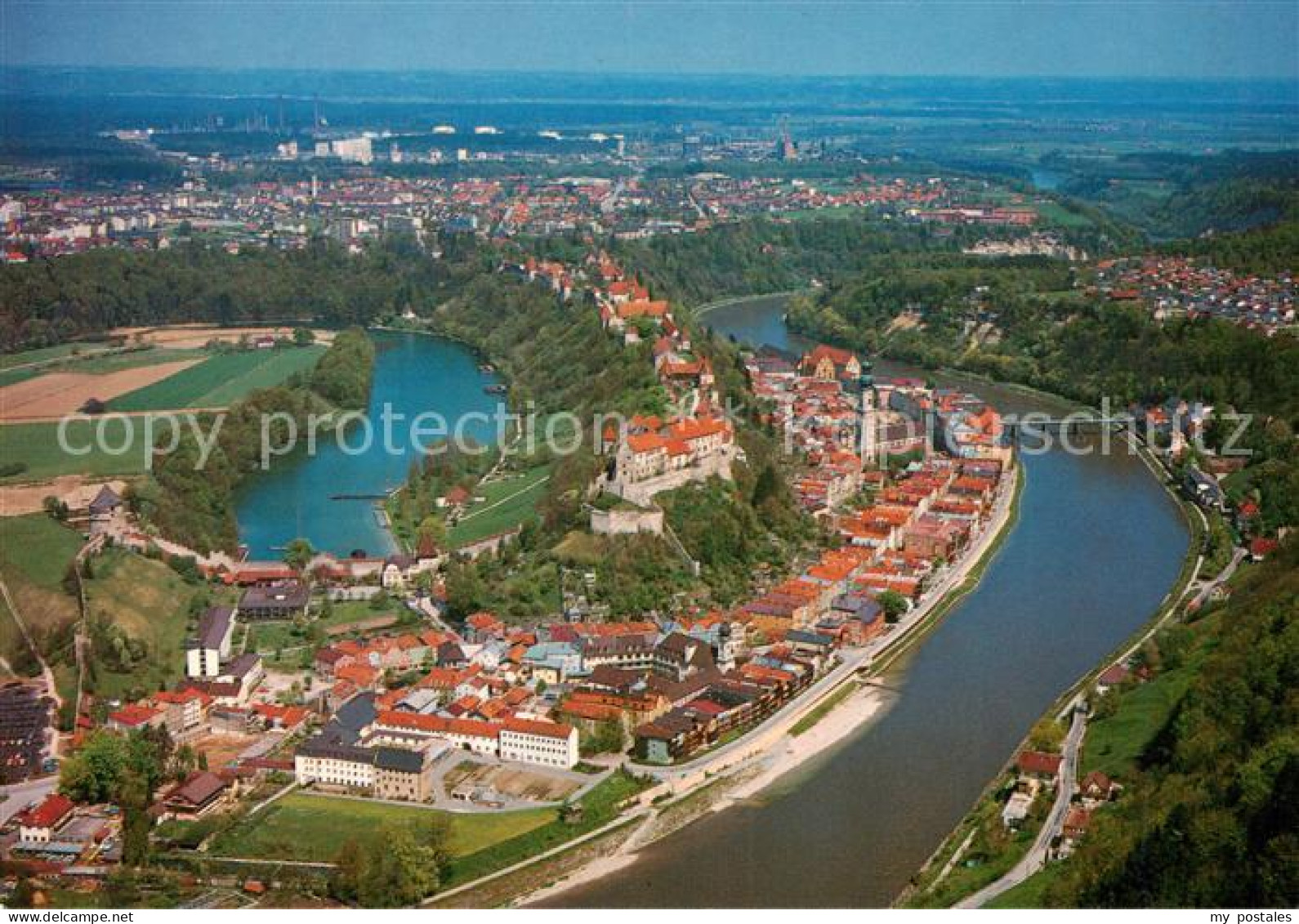 Burghausen Salzach Fliegeraufnahme