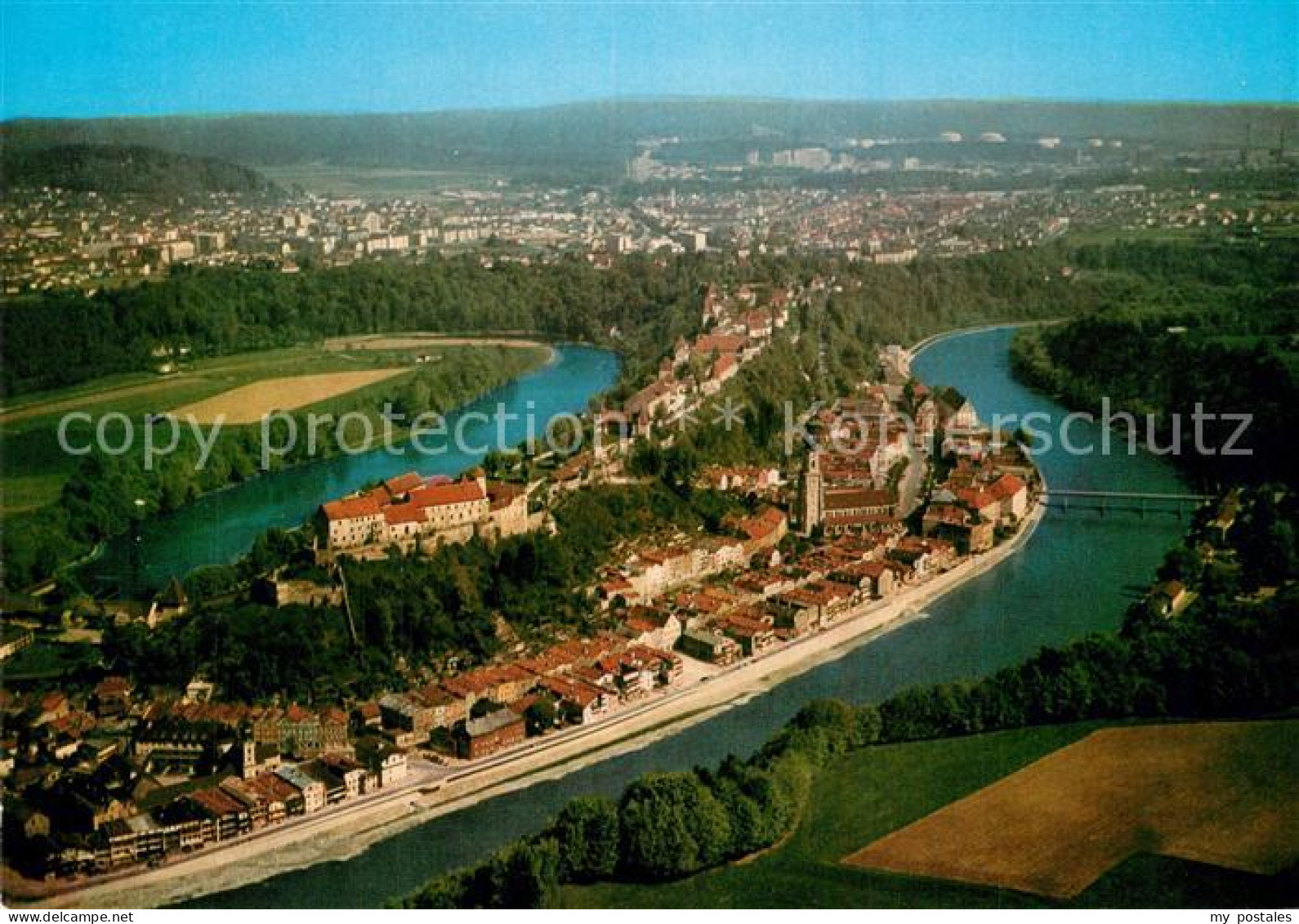 Burghausen Salzach Fliegeraufnahme