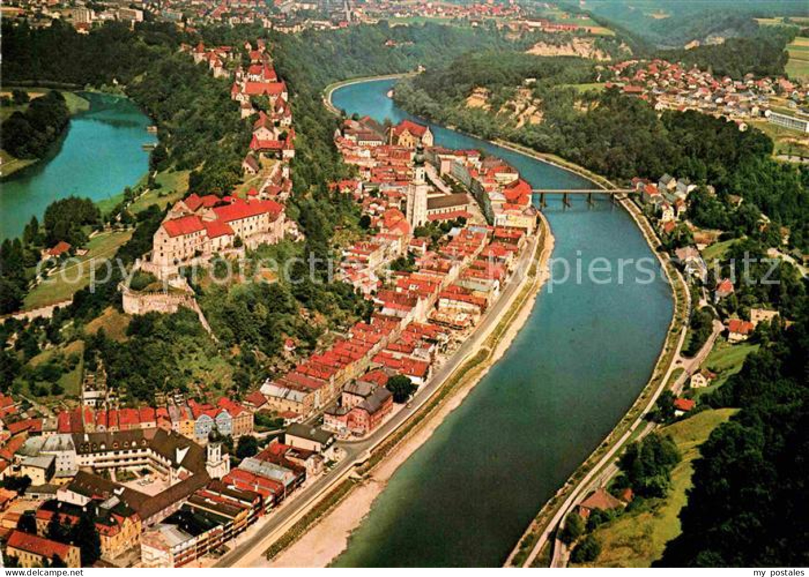 Burghausen Salzach Fliegeraufnahme