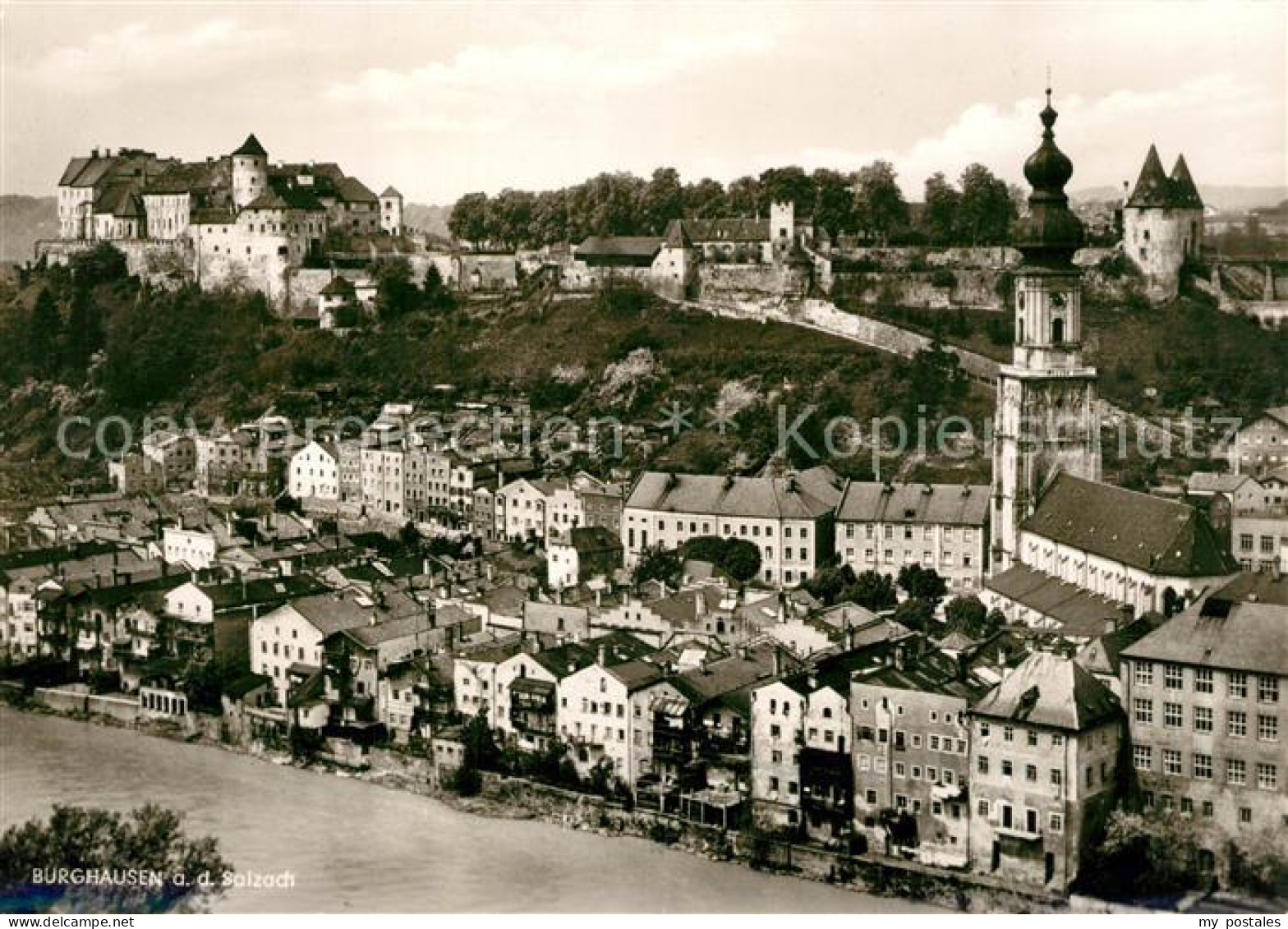 Burghausen Salzach Stadtpanorama